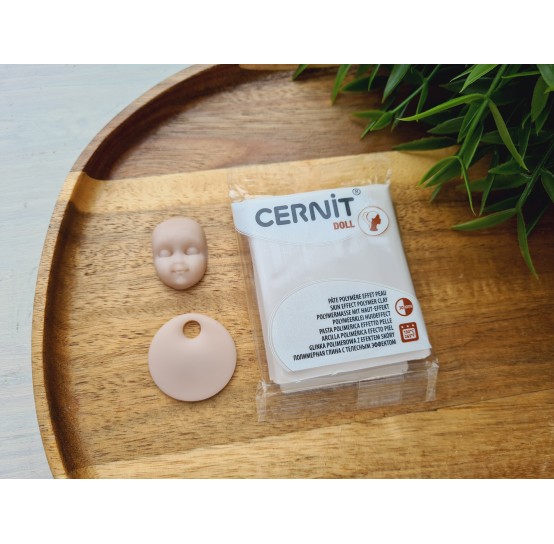 Cernit Doll, biscuit, Nr. 042, 56g (2oz), oven-hardening polymer clay