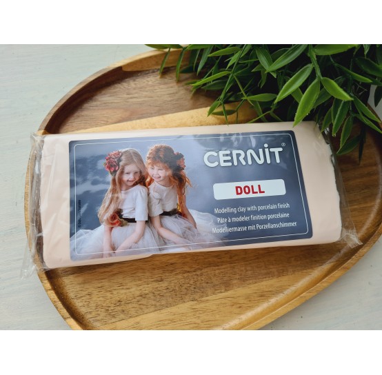 Cernit Doll, rose-beige, Nr. 425, 500g (17.63oz), oven-hardening polymer clay