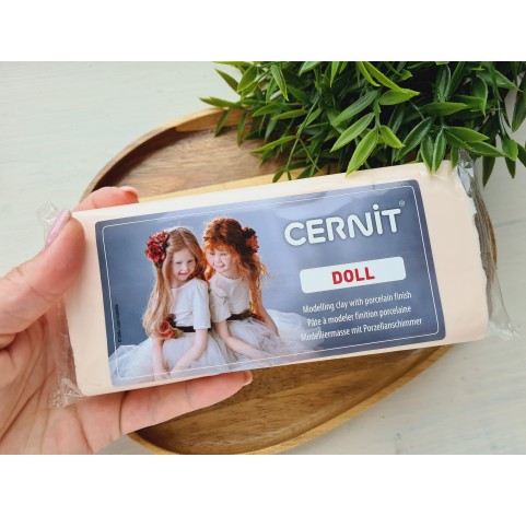 Cernit Doll, rose-beige, Nr. 425, 500g (17.63oz), oven-hardening polymer clay