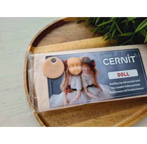 Cernit Doll, rose-beige, Nr. 425, 500g (17.63oz), oven-hardening polymer clay