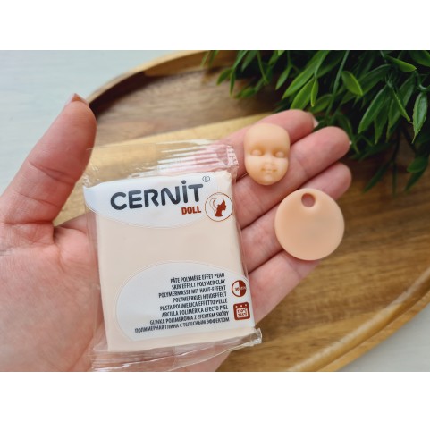 Cernit Doll, rose-beige, Nr. 425, 56g (2oz), oven-hardening polymer clay