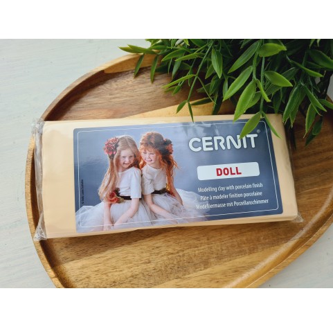 Cernit Doll, almond, Nr. 744, 500g (17.63oz), oven-hardening polymer clay