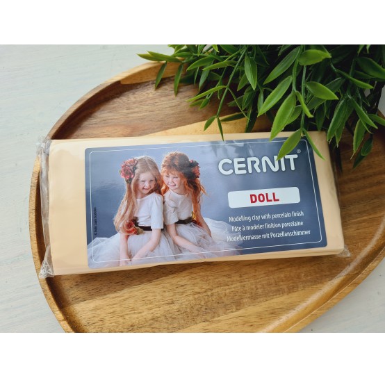 Cernit Doll, almond, Nr. 744, 500g (17.63oz), oven-hardening polymer clay