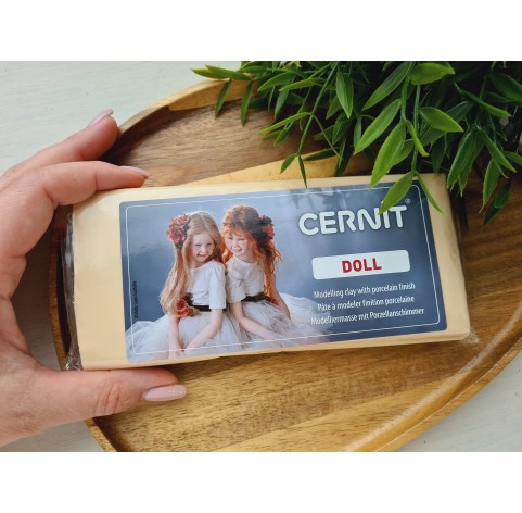 Cernit Doll, almond, Nr. 744, 500g (17.63oz), oven-hardening polymer clay