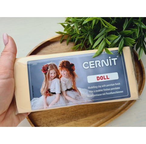 Cernit Doll, almond, Nr. 744, 500g (17.63oz), oven-hardening polymer clay