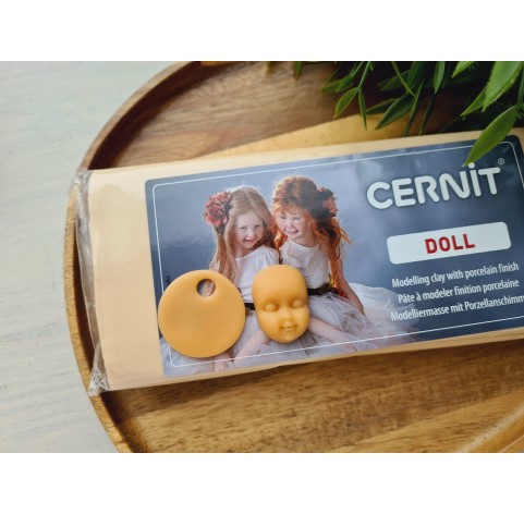 Cernit Doll, almond, Nr. 744, 500g (17.63oz), oven-hardening polymer clay