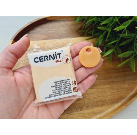 Cernit Doll, almond, Nr. 744, 56g (2oz), oven-hardening polymer clay
