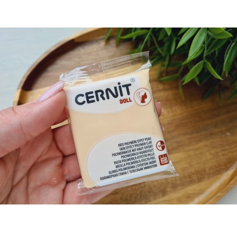 Cernit Doll, almond, Nr. 744, 56g (2oz), oven-hardening polymer clay