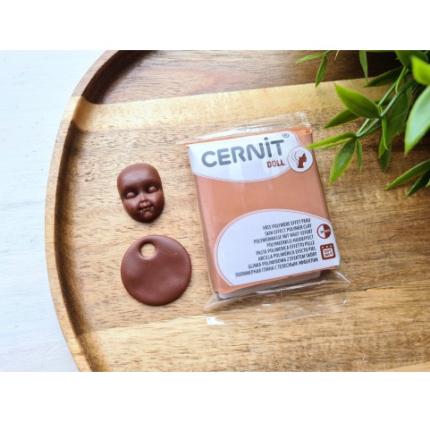 Cernit Doll, caramel, Nr. 807, 56g (2oz), oven-hardening polymer clay
