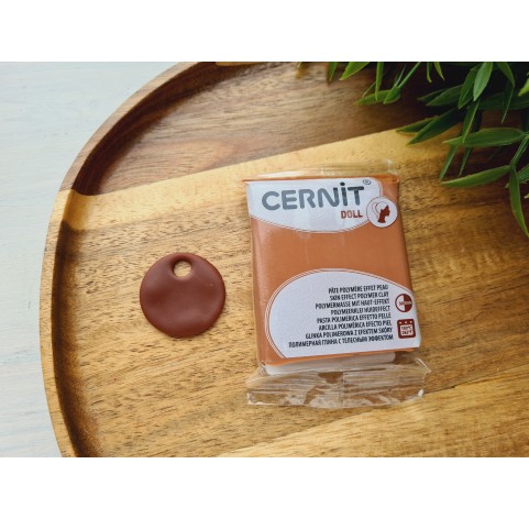 Cernit Doll, caramel, Nr. 807, 56g (2oz), oven-hardening polymer clay