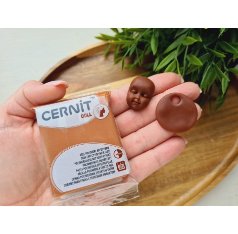 Cernit Doll, caramel, Nr. 807, 56g (2oz), oven-hardening polymer clay