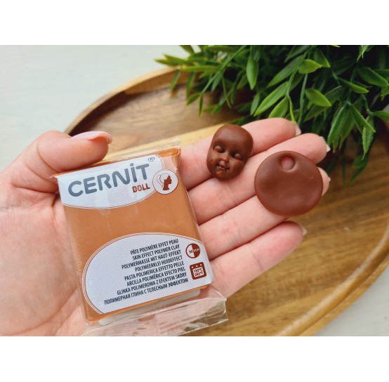 Cernit Doll, caramel, Nr. 807, 56g (2oz), oven-hardening polymer clay