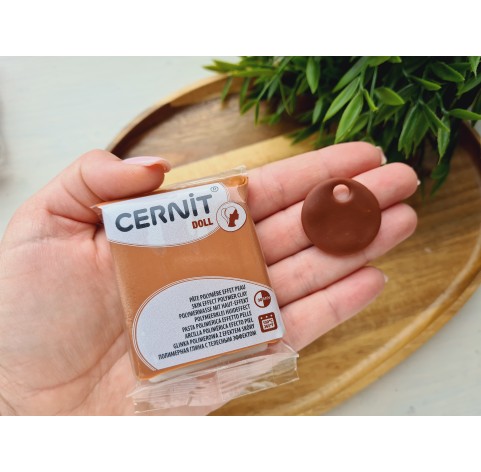 Cernit Doll, caramel, Nr. 807, 56g (2oz), oven-hardening polymer clay