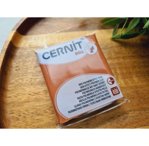 Cernit Doll, caramel, Nr. 807, 56g (2oz), oven-hardening polymer clay