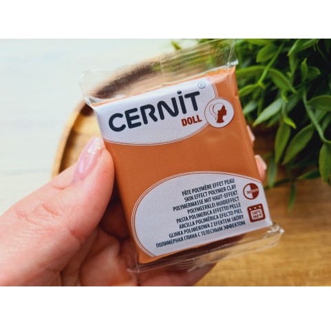 Cernit Doll, caramel, Nr. 807, 56g (2oz), oven-hardening polymer clay