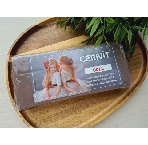 Cernit Doll, nougat, Nr. 808, 500g (17.63oz), oven-hardening polymer clay