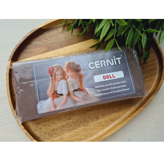 Cernit Doll, nougat, Nr. 808, 500g (17.63oz), oven-hardening polymer clay