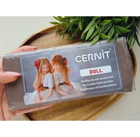 Cernit Doll, nougat, Nr. 808, 500g (17.63oz), oven-hardening polymer clay