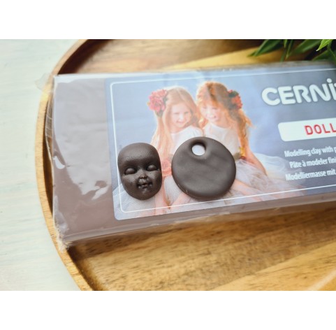 Cernit Doll, nougat, Nr. 808, 500g (17.63oz), oven-hardening polymer clay