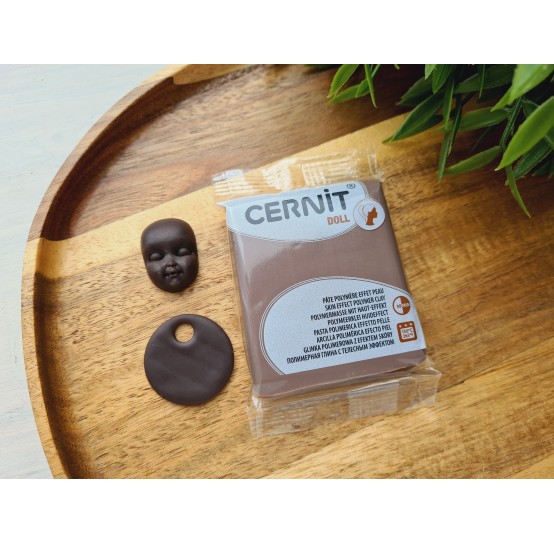 Cernit Doll, nougat, Nr. 808, 56g (2oz), oven-hardening polymer clay