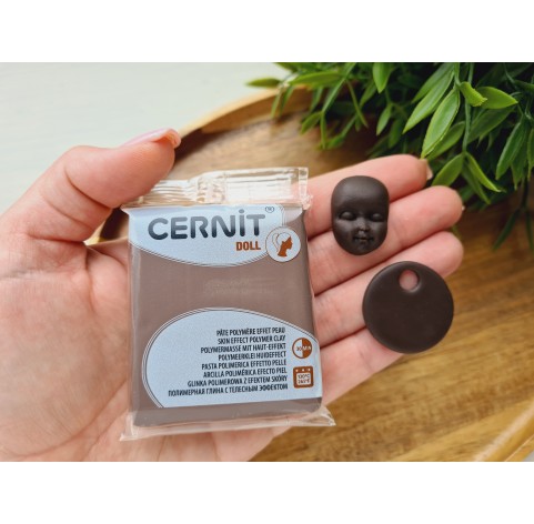 Cernit Doll, nougat, Nr. 808, 56g (2oz), oven-hardening polymer clay