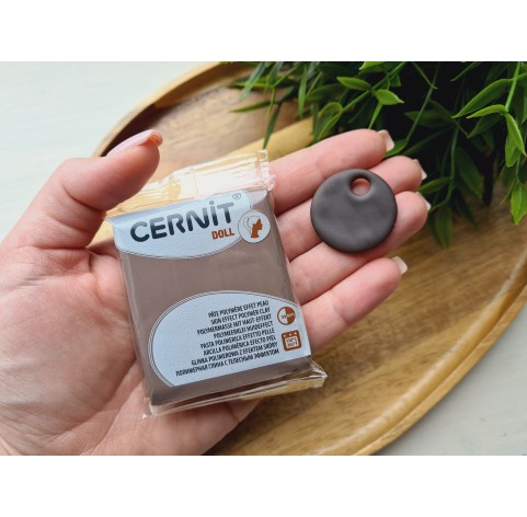 Cernit Doll, nougat, Nr. 808, 56g (2oz), oven-hardening polymer clay