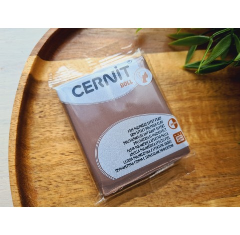 Cernit Doll, nougat, Nr. 808, 56g (2oz), oven-hardening polymer clay