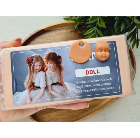 Cernit Doll, sun tan, Nr. 855, 500g (17.63oz), oven-hardening polymer clay