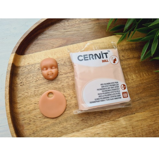 Cernit Doll, sun tan, Nr. 855, 56g (2oz), oven-hardening polymer clay