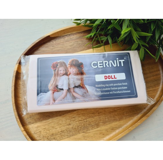 Cernit Doll, rose-beige (translucent), Nr. 425, 500g (17.63oz), oven-hardening polymer clay