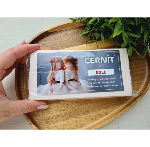 Cernit Doll, rose-beige (translucent), Nr. 425, 500g (17.63oz), oven-hardening polymer clay