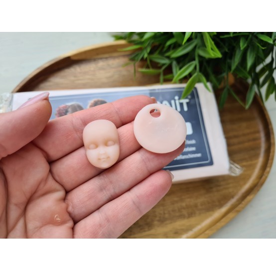 Cernit Doll, rose-beige (translucent), Nr. 425, 500g (17.63oz), oven-hardening polymer clay