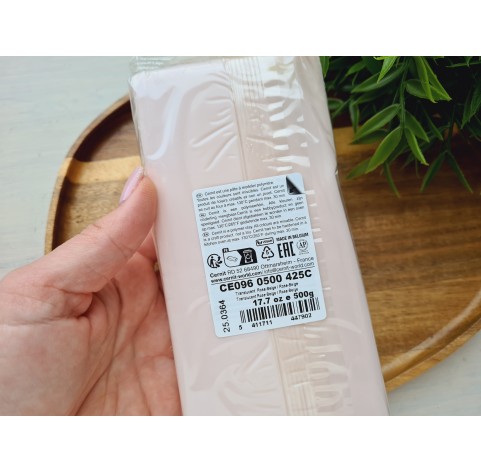 Cernit Doll, rose-beige (translucent), Nr. 425, 500g (17.63oz), oven-hardening polymer clay