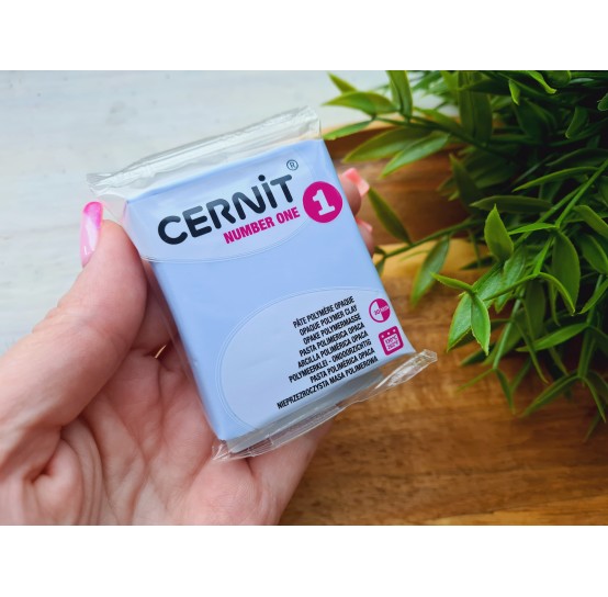 Cernit Number One, pastel blue, Nr. 259, 56g (2oz), oven-hardening polymer clay