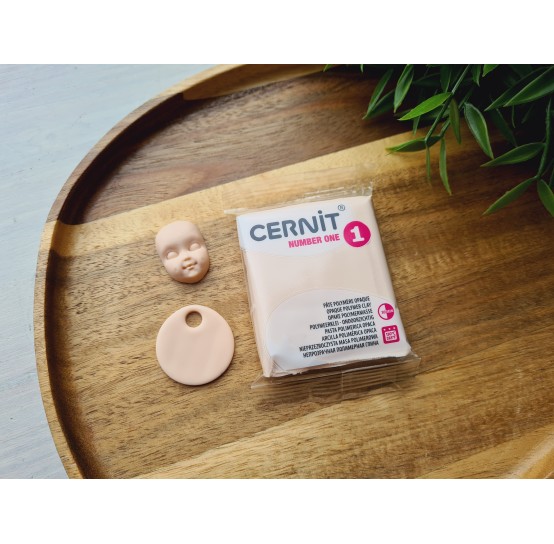 Cernit Number One, flesh, Nr. 425, 56g (2oz), oven-hardening polymer clay