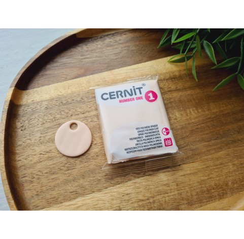 Cernit Number One, flesh, Nr. 425, 56g (2oz), oven-hardening polymer clay