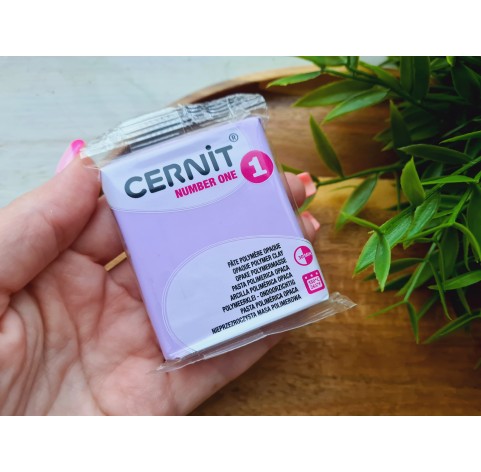 Cernit Number One, lilac light, Nr. 932, 56g (2oz), oven-hardening polymer clay