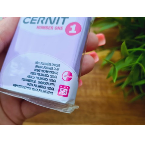 Cernit Number One, lilac light, Nr. 932, 56g (2oz), oven-hardening polymer clay