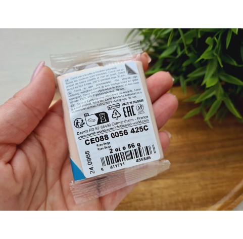 Cernit Opaline, flesh, Nr. 425, 56g (2oz), oven-hardening polymer clay