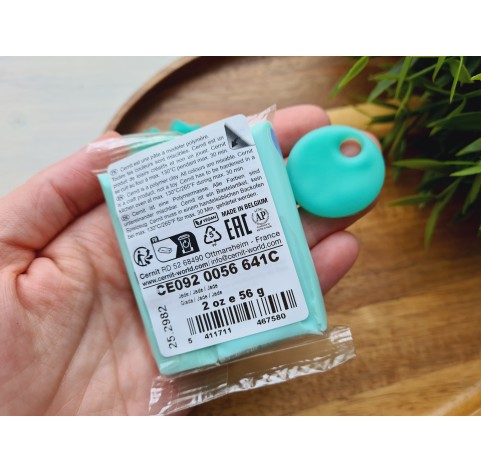 Cernit Translucent, jade, Nr.641, 56 gr, oven-bake polymer clay
