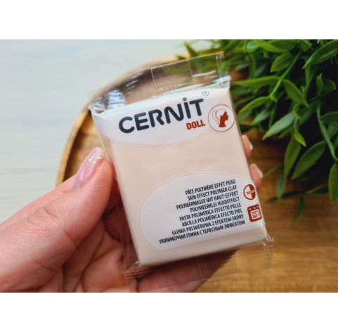 Cernit Number One, rose-beige, Nr. 425, 56g (2oz), oven-hardening polymer clay