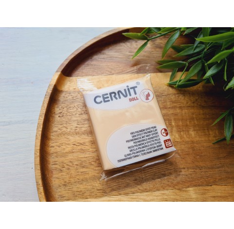 Cernit Number One, almond, Nr. 744, 56g (2oz), oven-hardening polymer clay