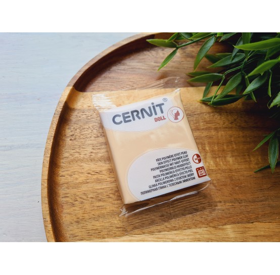 Cernit Number One, almond, Nr. 744, 56g (2oz), oven-hardening polymer clay