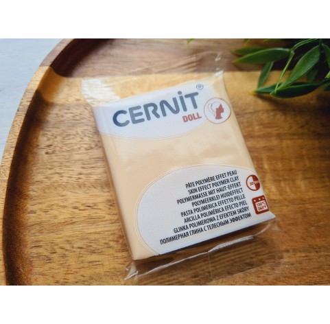 Cernit Number One, almond, Nr. 744, 56g (2oz), oven-hardening polymer clay