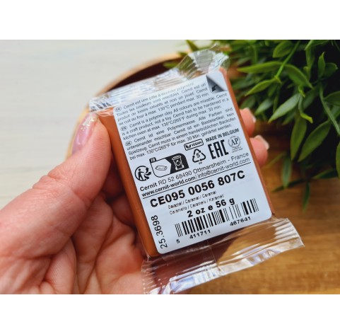 Cernit Number One, caramel, Nr. 807, 56g (2oz), oven-hardening polymer clay