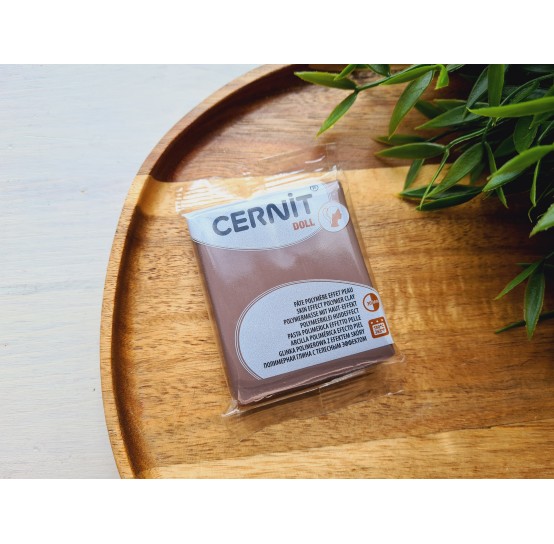 Cernit Number One, nougat, Nr. 808, 56g (2oz), oven-hardening polymer clay
