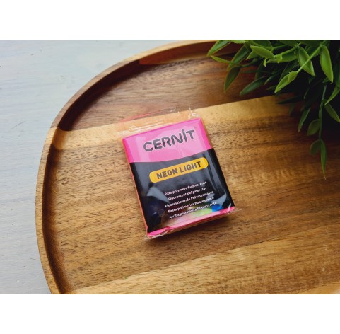 Cernit Neon, fuchsia, Nr. 922, 56g (2oz), oven-hardening polymer clay