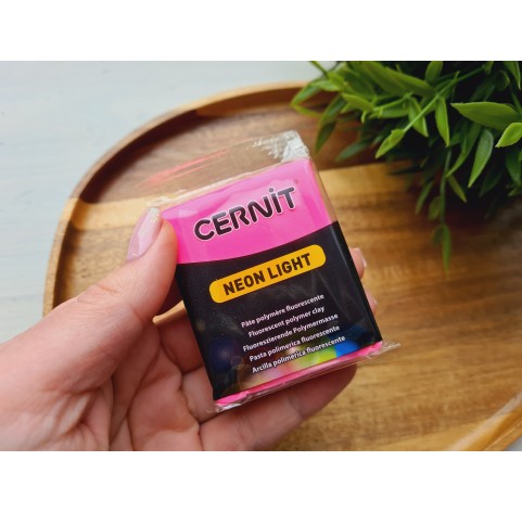 Cernit Neon, fuchsia, Nr. 922, 56g (2oz), oven-hardening polymer clay