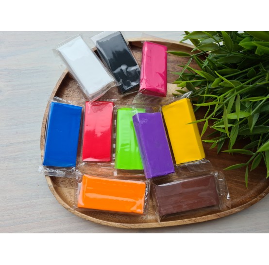 Cernit Number One, pack of 10 colors, 300g (10.58oz), oven-hardening polymer clay