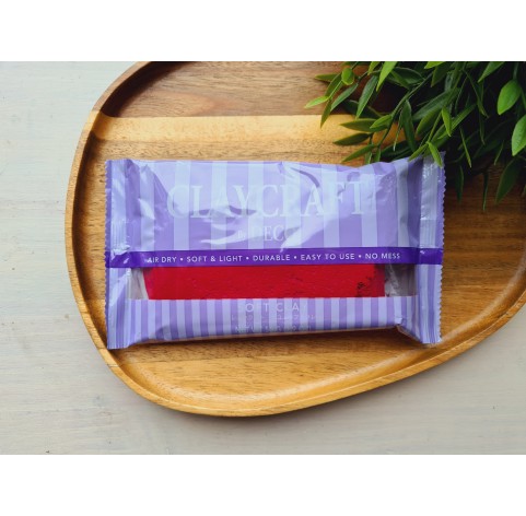 Self-hardening marshmallow polymer clay by DECO, red, 55 g